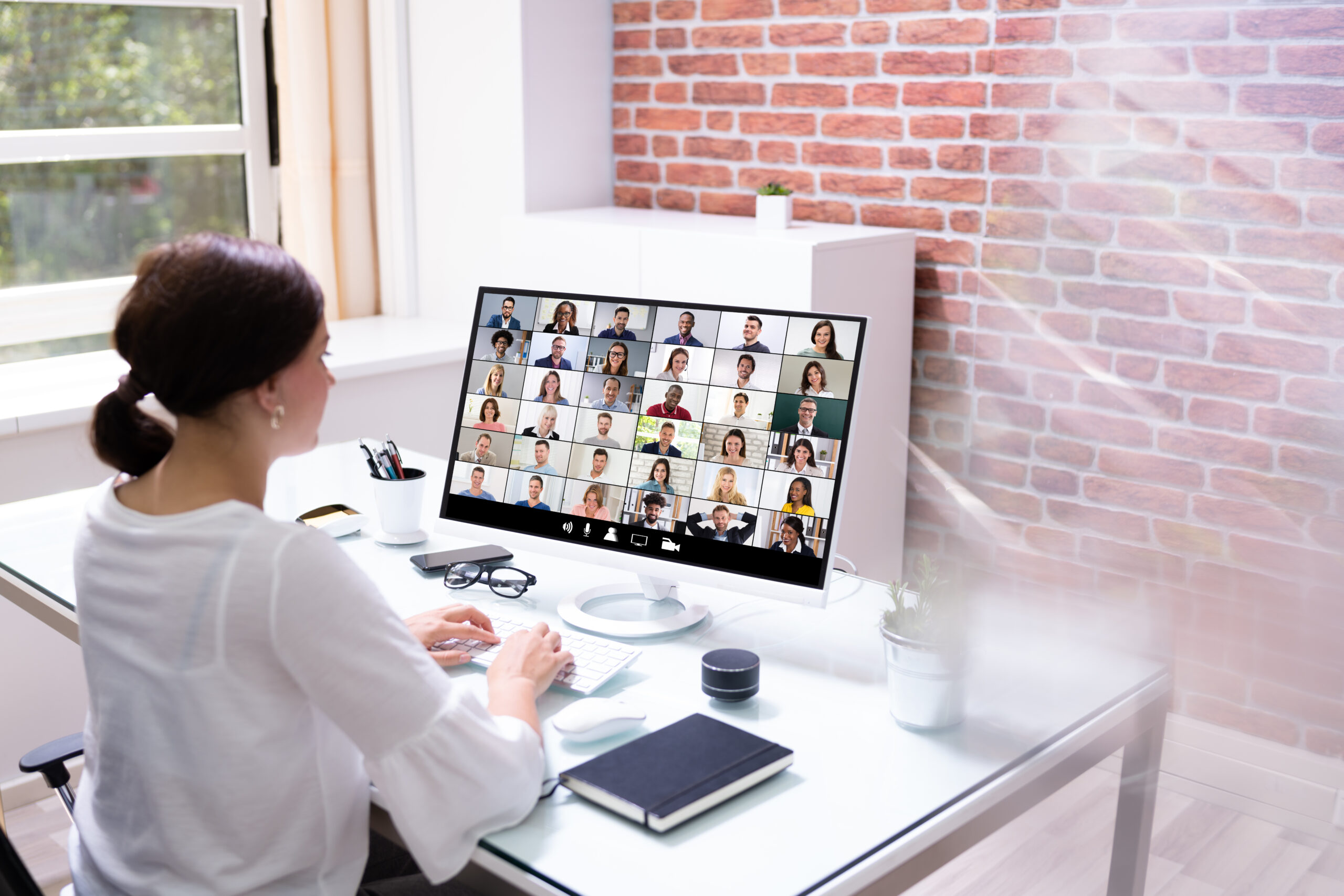 Online Video Conference symbolizing the ATA Enneagram Certification Program