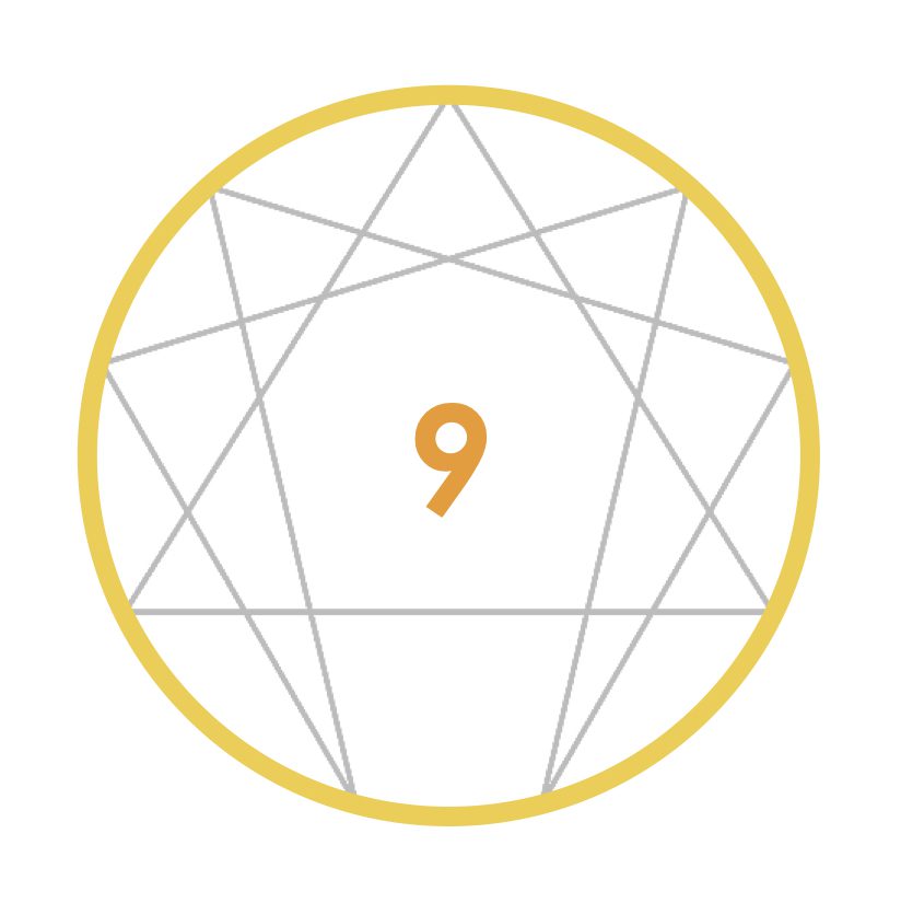 Enneagram Type 9 Wheel